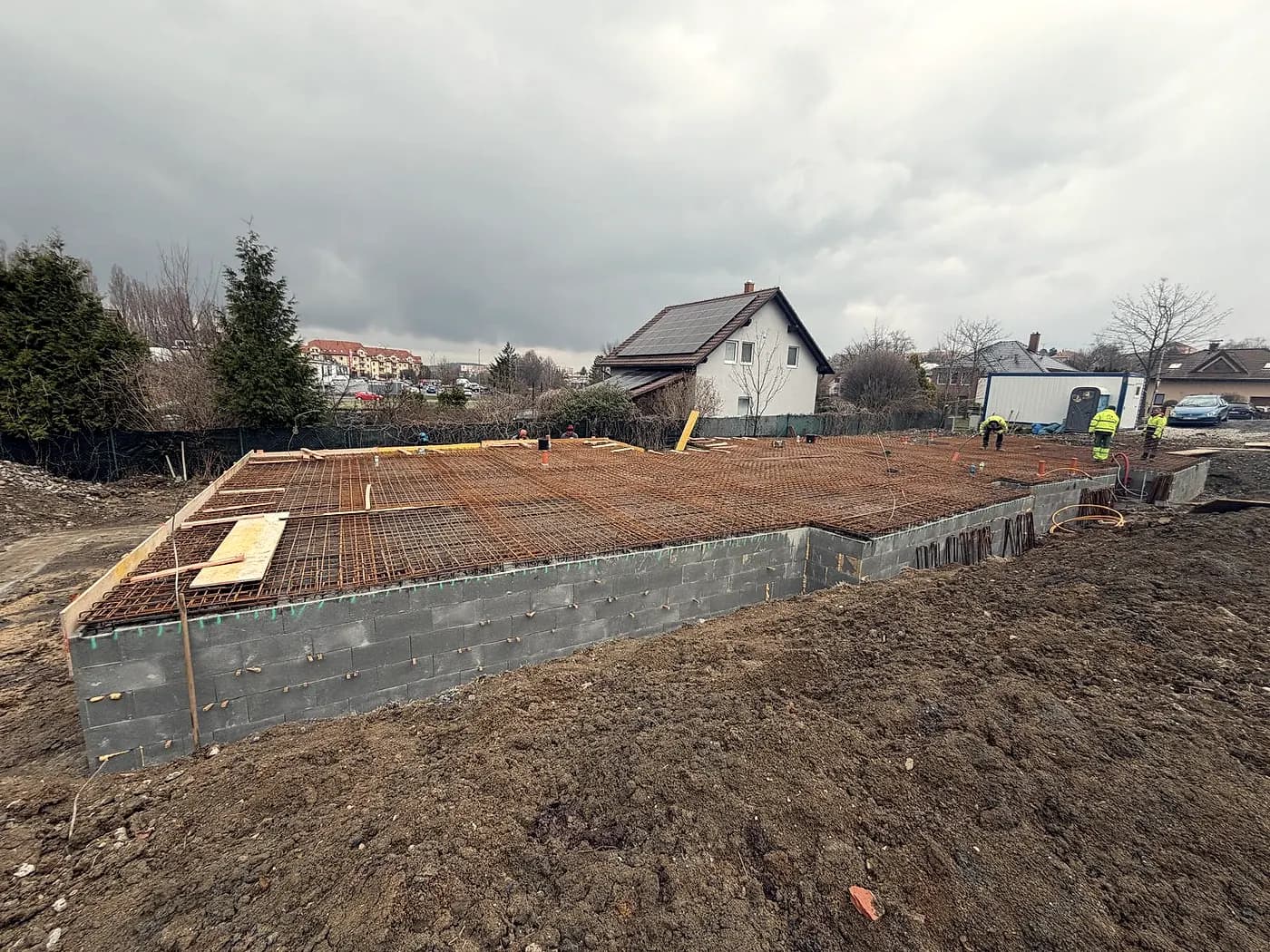 Podkladná vrstva pod základovou doskou