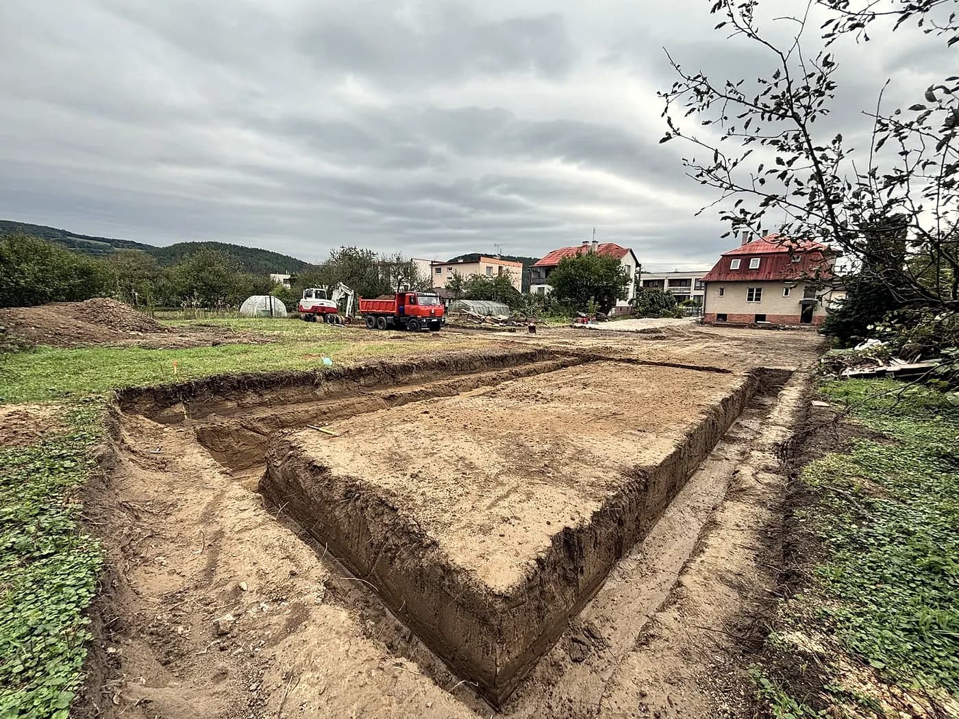 Výkop stavebnej jamy